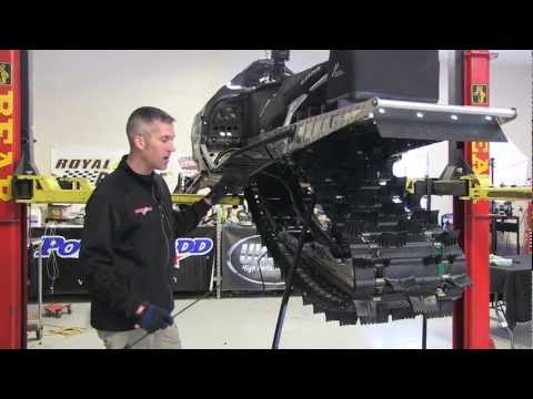 Remove your snowmobile sliders easily!  PowerModz!