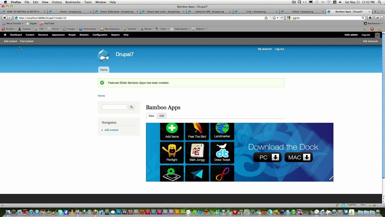 HOW TO INSTALL & SETUP VIEWS SLIDESHOW MODULE ON DRUPAL7?