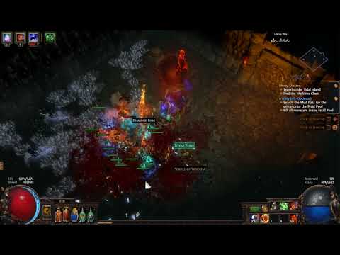 PoE Abbys Spectres SRS Scourge Olmec Sanctum Unique Map 60fps