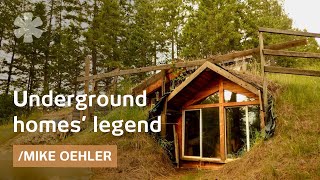 Idaho modern oldtimer builds underground & solar $50 houses
