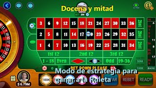 DOCENA Y MITAD | Cómo ganar a la Ruleta | Hacete unos buenos pesitos con esta estrategia.