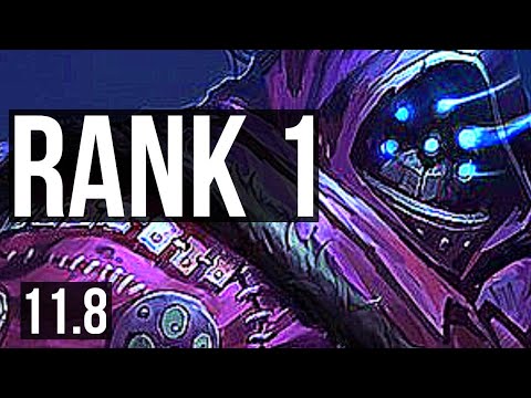 JAX vs LEE SIN (TOP) | Rank 1, Rank 1 Jax, 2.2M mastery, 6 solo kills | KR Challenger | v11.8