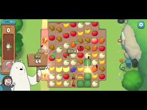 We Bare Bears Match3 Repairs Level 10 - No Boosters