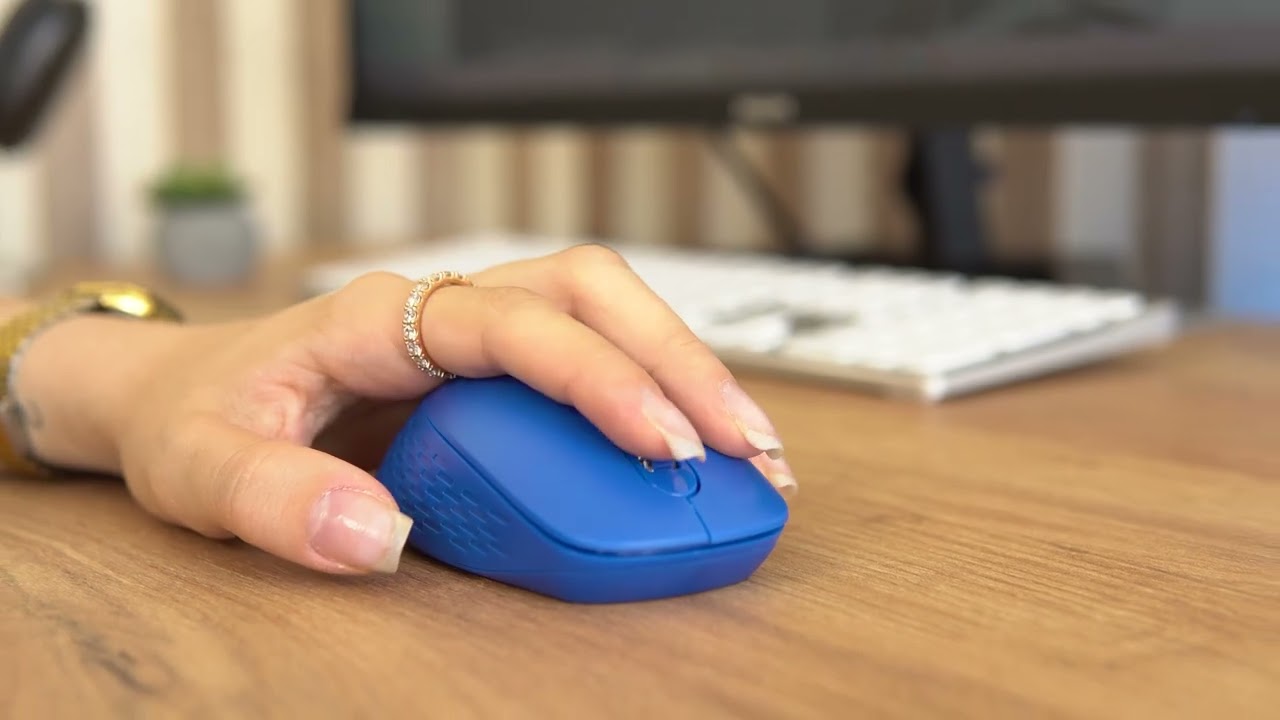 Комп'ютерна миша OfficePro M230C (Blue) video preview