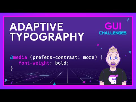 Thinking on ways to solve ADAPTIVE TYPOGRAPHY