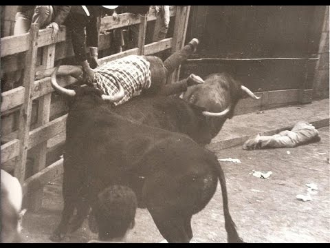 San Fermín encierro historical footage