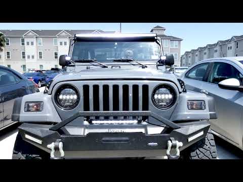 Tricked out Jeep Wranger TJ