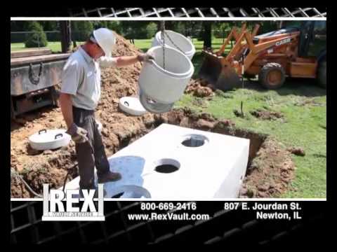 Rex Vault Service, Inc. Septic Installation