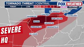 Tornado Threat Upgraded In Illinois And Indiana To Rare Level 4 Risk As Midwest Faces Severe Storms