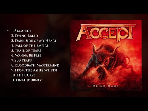 ACCEPT - Blind Rage (OFFICIAL FULL ALBUM STREAM)