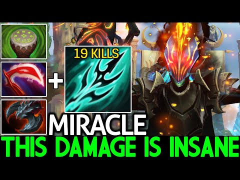 MIRACLE [Phantom Assassin] This Damage is Insane One Dagger Kill Dota 2