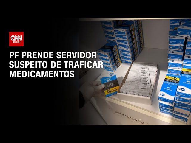 Servidor é preso pela PF suspeito de traficar remédios para fora do Brasil | LIVE CNN