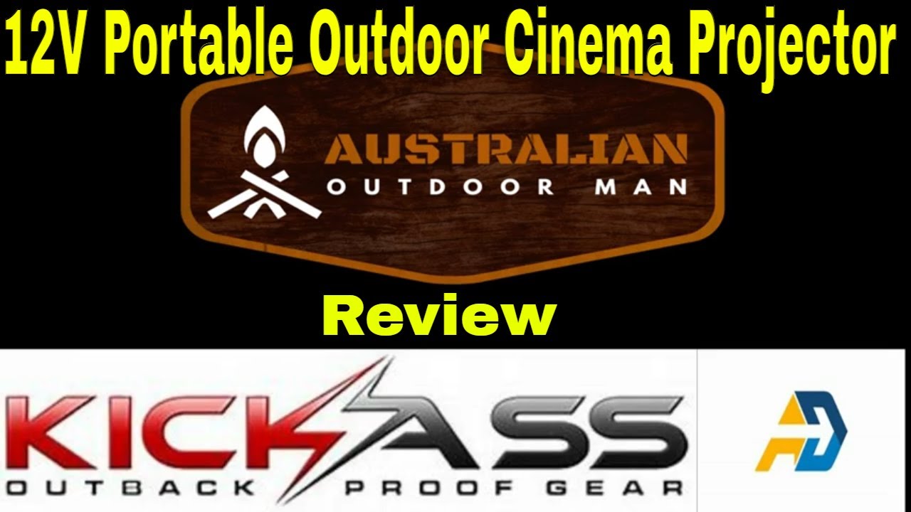 Watch customer video of KickAss 12V Portable Outdoor Cinema Projector Kit