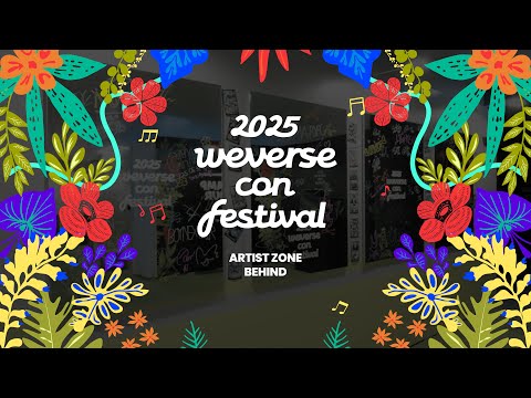 2025 Weverse Con Festival 'Artist Zone' Behind