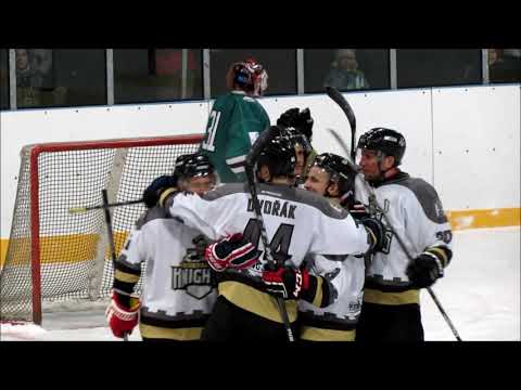 Hluboká n. Vlt.Knights - Č.Krumlov 2:3, 2018-19 (gól Matěje Dvořáka)