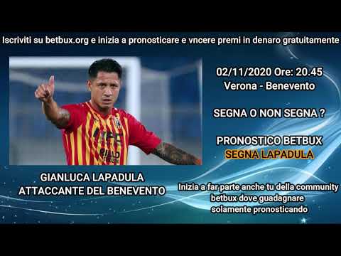 #27 - Pronostico Gianluca Lapadula - Verona - Benevento 02/11/20 - Ore: 20.45