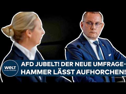 Video Thumbnail: UMFRAGE-HAMMER: Mehr als die Hälfte der Deutschen kann sich grundsätzlich vorstellen, AfD zu wählen!