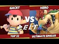 Delta 7 - Gackt (Ness) Vs. Hero (Bowser, Donkey Kong) Smash Ultimate - SSBU