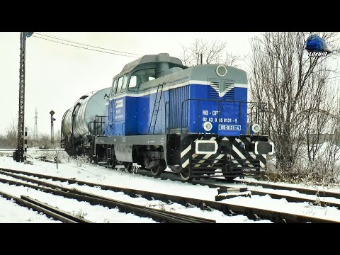 LDH450 81-0131-9 & Fluieroasa 60-0765-7 Whistle Loko  in Zăpadă/Snow in Marghita - 14 January 2021
