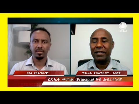 ርድኢት መትከል (Principle) ኣብ ሕብረተሰብና – ዘተ ምስ ሃይለ ተስፋማርያም