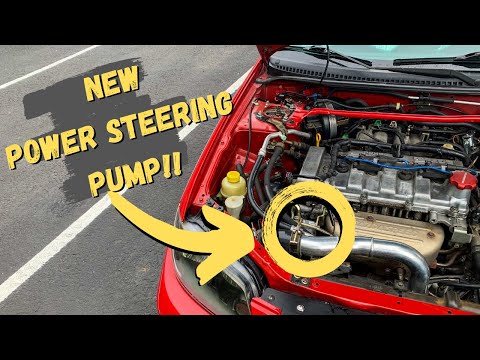 NEW Power Steering Pump on my Turbo Protege5!