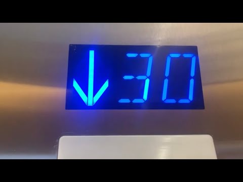 INSANELY FAST Otis Elevonic 411M traction high rise elevators @ Suntrust Downtown Miami, FL