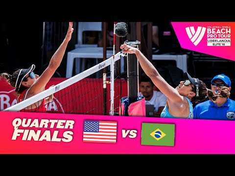 Cannon / Sponcil vs. Carol / Barbara - Quarter Finals Highlights Uberlândia 2022 #BeachProTour
