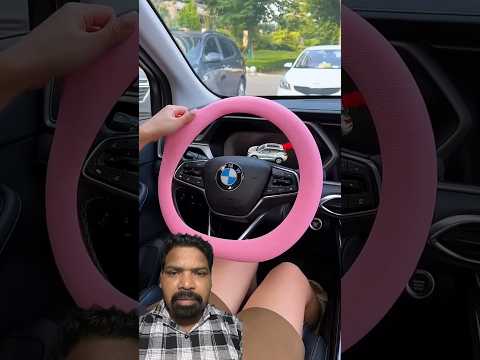 BMW car steering cover 🤩
