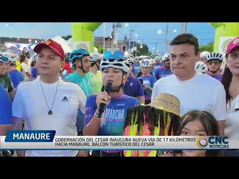 GOBERNACIÓN DEL CESAR INAUGURA NUEVA VÍA DE 17 KILÓMETROS HACIA MANAURE, BALCÓN TURÍSTICO DEL CESAR