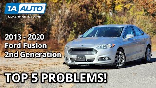 Top 5 Problems Ford Fusion Sedan 2013-2020 2nd Generation