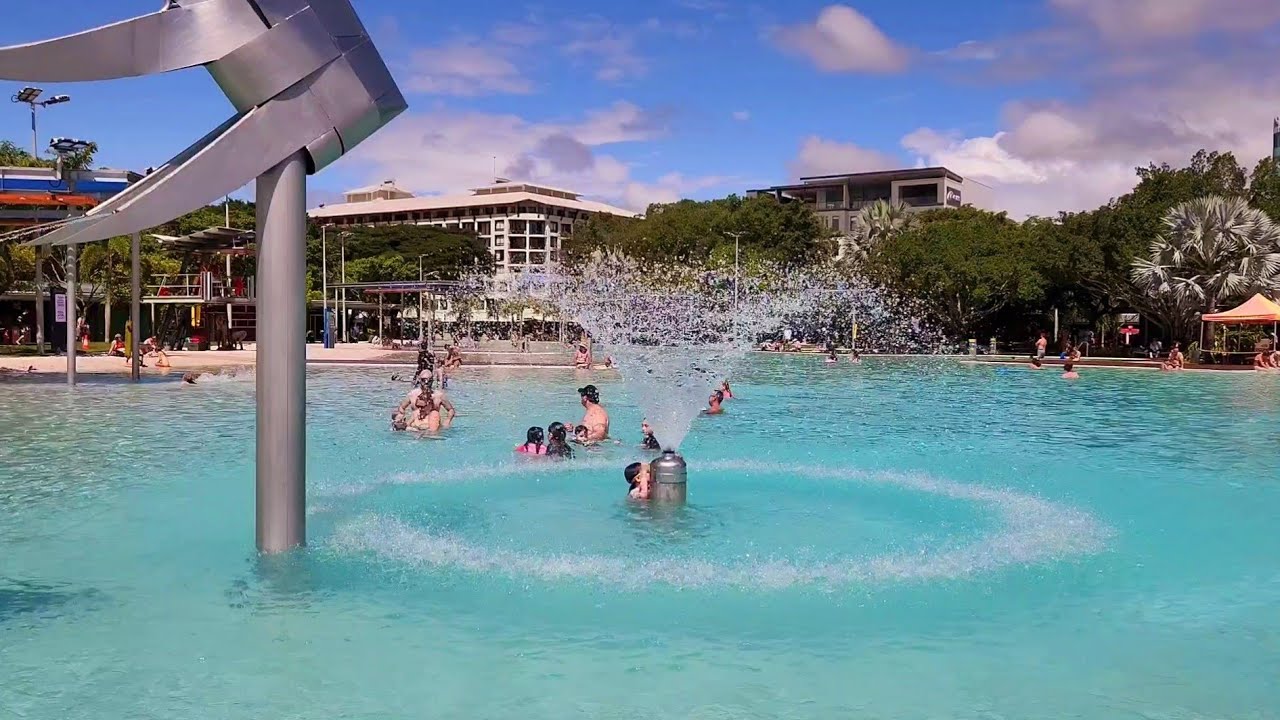Dive into a virtual stroll across Cairns Esplanade Lagoon.