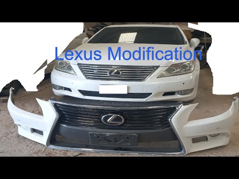 Lexus LS 460 Modification of front portion from old model to new model | Car Modifications