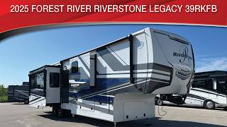 A preview image of the linked video showcasing 2025 Forest River Riverstone Legacy 39RKFB