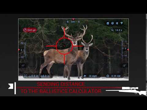 ATN X-Sight 4K BuckHunter - Auxiliary Ballistic Laser