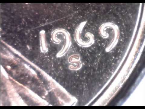 Coin Collection 32 1969S Proof Cent Error