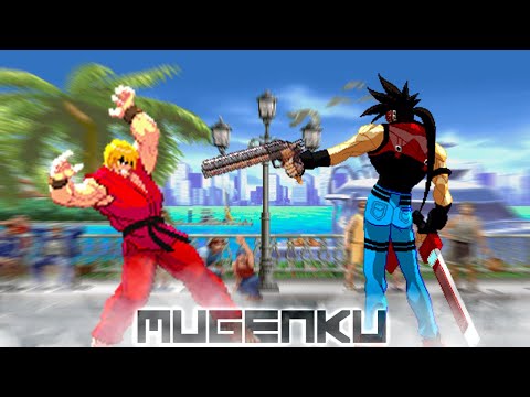 NEW CHALLENGER! Burn Ken vs Everyone! Sol Badguy with a shotgun! Part 1. MUGEN Multiverse