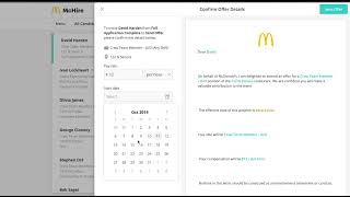 McHire - How to Send Job Offer