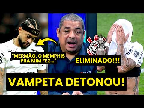 “MERMÃO, O MEMPHIS PRA MIM…” OLHA O QUE VAMPETA FALOU DO PÊNALTI PERDIDO E CORINTHIANS ELIMINADO!