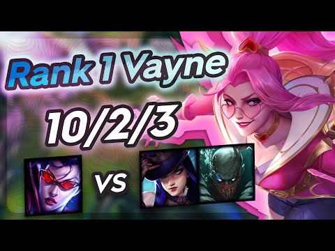Vayne Vs Caitlyn Pyke - ADC Gameplay