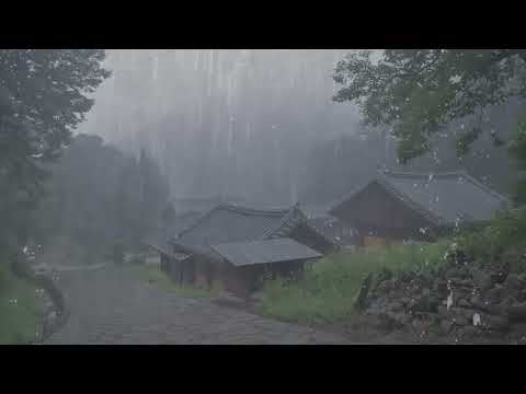 Lluvias en el campo - Duerme en 5 minutos de manera profunda