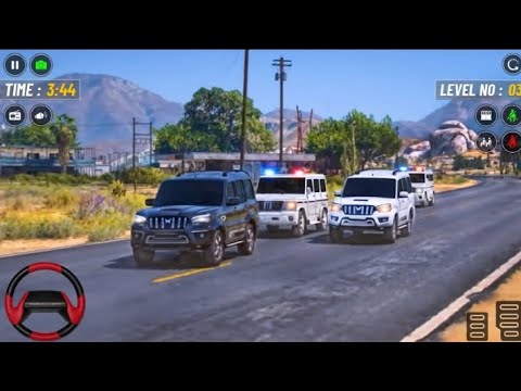 🚓 Police Car Chases in Open-World City | Android Simulator Gameplay/#police #video 