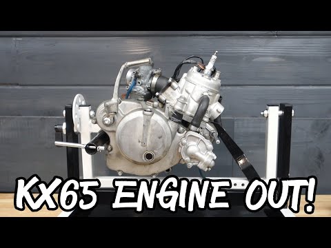 Kawasaki KX65 Engine Removal