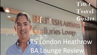 London Heathrow T5 British Airways Lounge - Club World  #travel #britishairways #travelguide