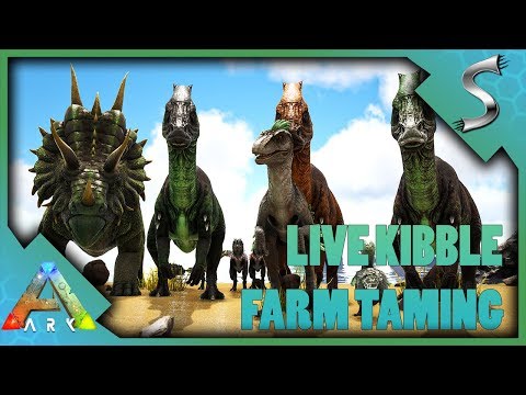 KIBBLE FARM TAMING SPREE! Vanilla with Sprinkles - Ark: Survival Evolved