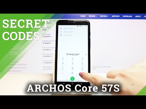 How to Use Secret Codes on ARCHOS Core 57S?