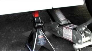How To Raise or Lift Your Car onto Jack Stands--AutoHow.TV