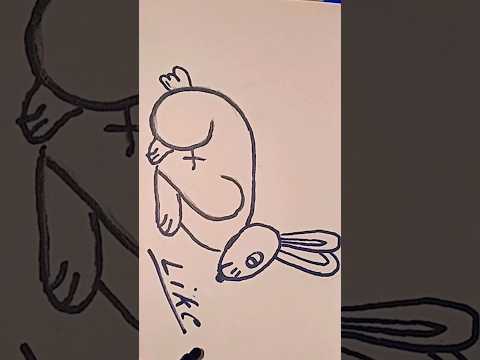 खरगोश कैसे बनाएं | 🤪🤗😍#art #shorts #reels #drawing #papercraft #rabbit