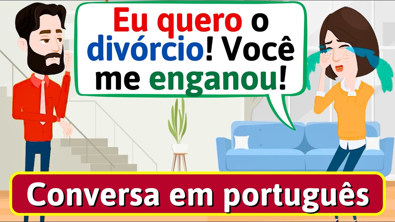 PORTUGUESE CONVERSATION: Vida familiar - Aprenda Português - Conversa em Português