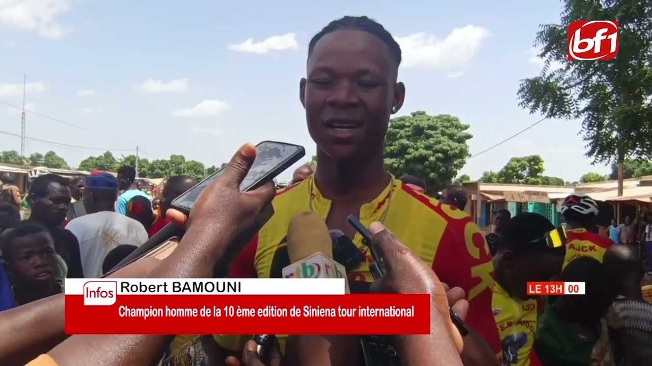 Cyclisme : Robert Bamouni et Samira Zongo champions de la 10e édition du Siniena Tour International