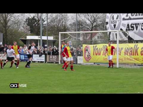 Sfeeractie en wedstrijdbeelden van ASV'57 tegen Achilles Enschede